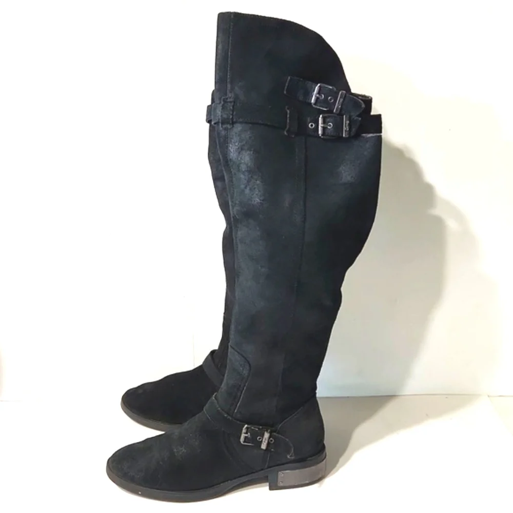 Circus by Sam Edelman Suede Black Over-the-Knee Women's Boots Size 7.5